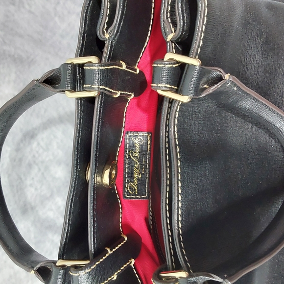 Dooney & Bourke Lucca Pebble Leather Large Barlow Tote in Black - Picture 5 of 10